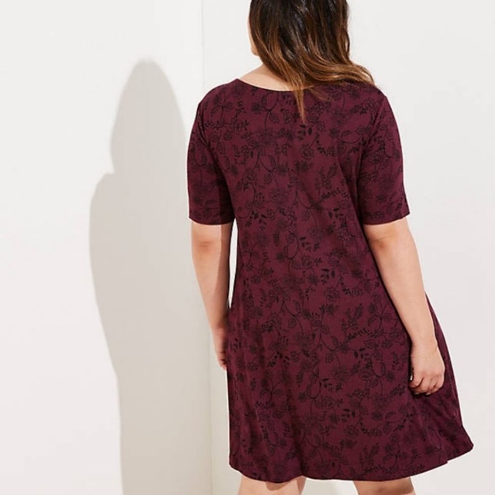 NWT Loft Trapeze Soft Knit Dress PLUS SIZE 24 ONLY - Picture 2 of 3